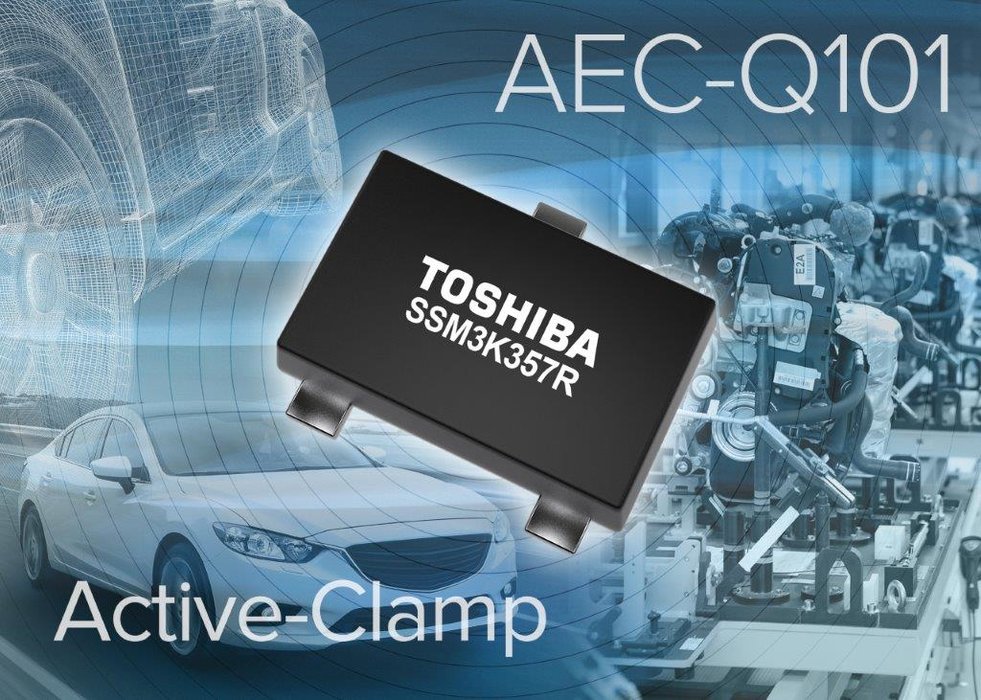 MOSFET Serie mit aktiver Spannungsbegrenzung zur Relais-Ansteuerung von Toshiba